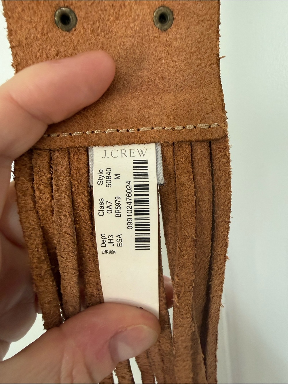 J. Crew wide leather belt - Picture 4 of 4